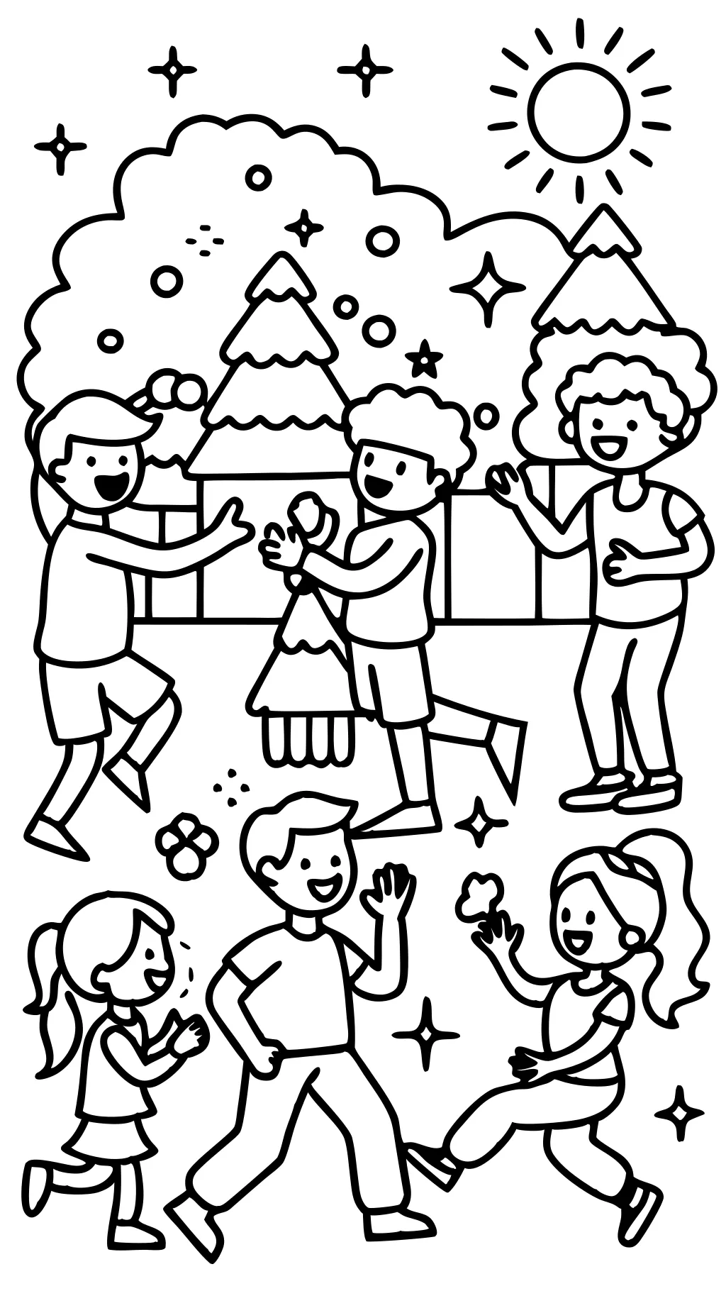 coloring page people